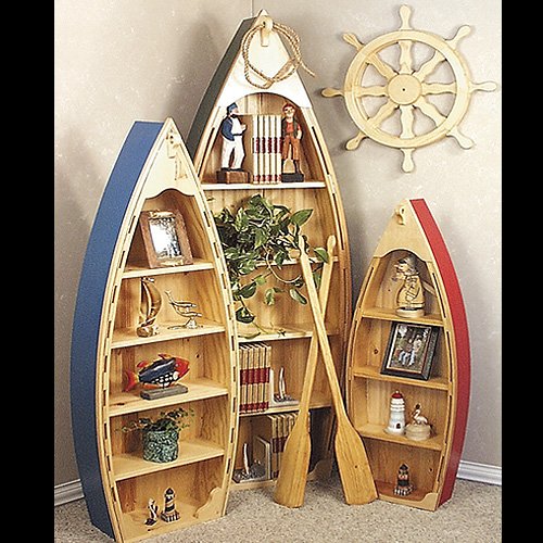 Wooden Boat Bookshelf Plans