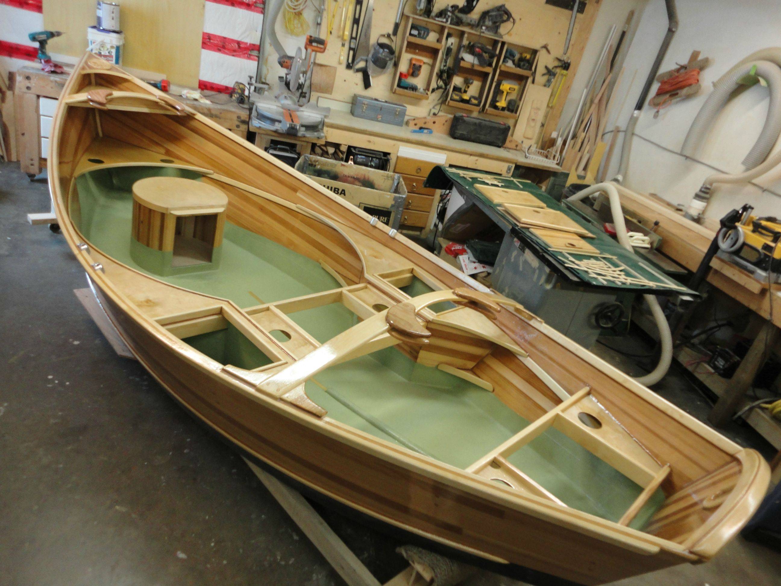Wood Drift Boat Building