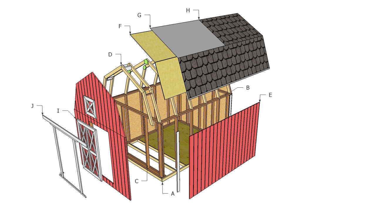 Barn Roof Shed Plans