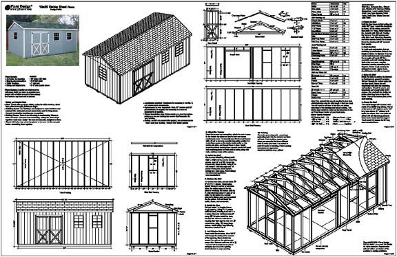 10X20 Shed Plans