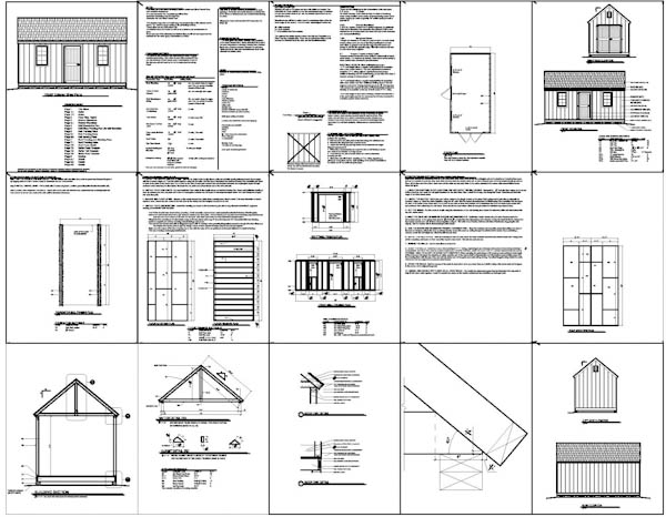 10 X 10 Shed Plans