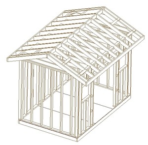 8X12 Gable Shed Plans
