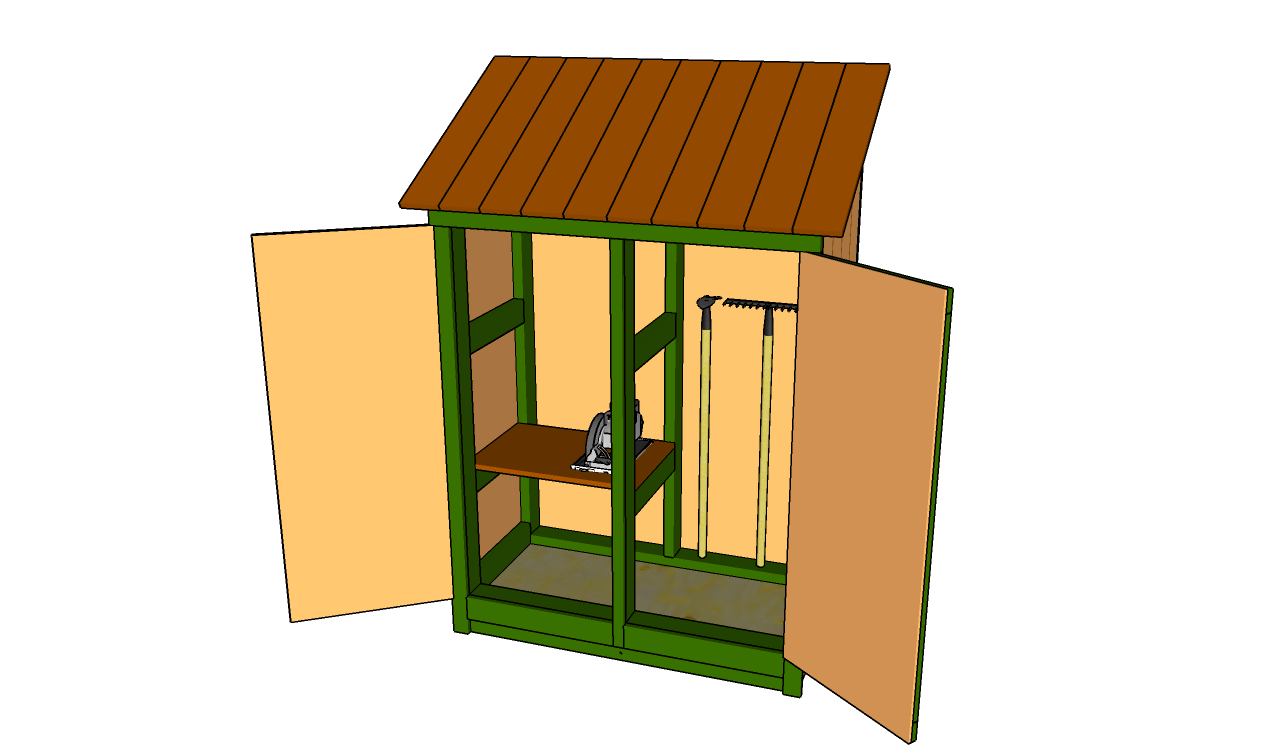 Garden Tool Shed Plans Free