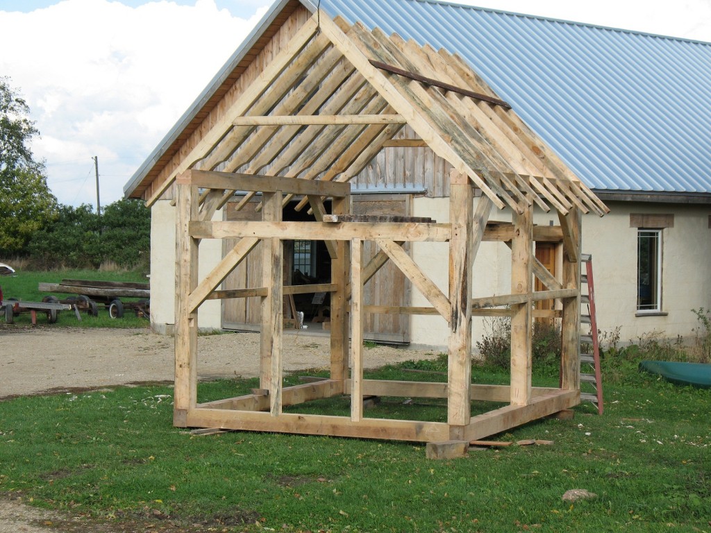 Timber Frame Shed Building
