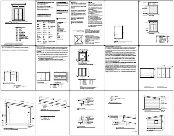 12 X 12 Shed Plans