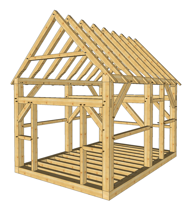 Timber Frame Shed Plans