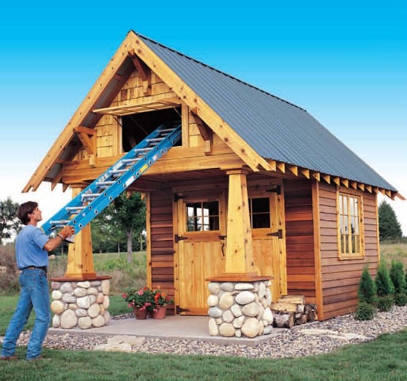 2 Story Storage Shed Plans