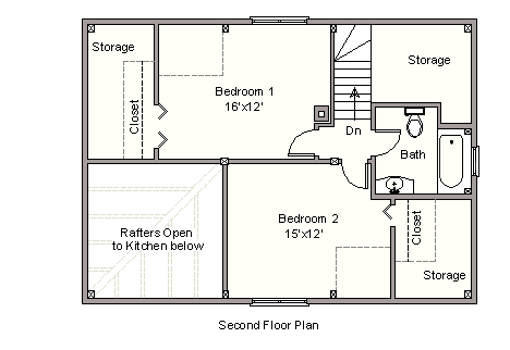 two bedroom house