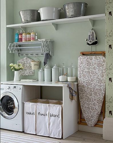 Laundry Room Storage Ideas ~ Decorating Ideas For Hallways And Stairs