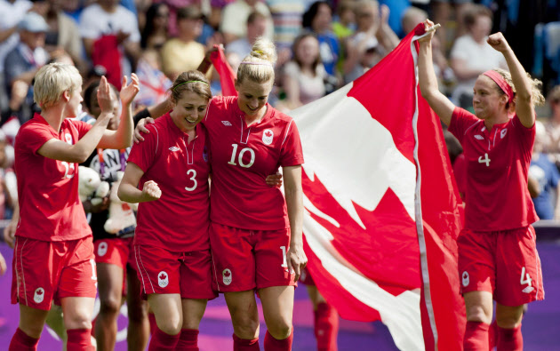 女子サッカー カナダがフランス下し初の銅メダル獲得 イレブン速報 サッカーまとめ