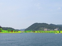 海から見た女川港（イメージ）
