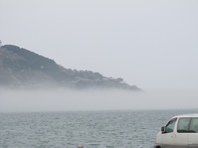 今季初の濃霧２