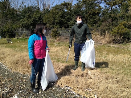 2013年3月2日干潟清掃で「渡り鳥サポーターになろう！」⑨