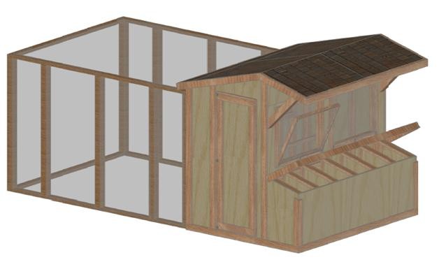 Chicken Shed Plans How to Build DIY by 