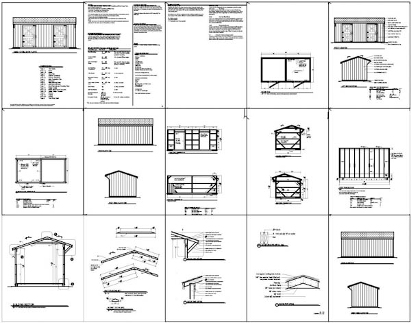 Plan To Build A 10x20 Shed How to Build DIY by 
