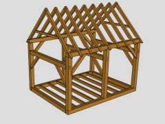 12x10 georgian summer house, wooden shed/garden building