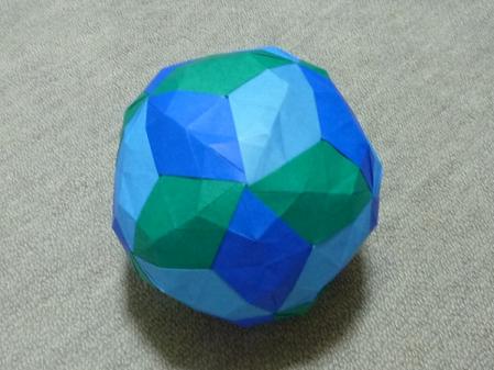 折り紙アークタンジェントボール1 origami soccer ball