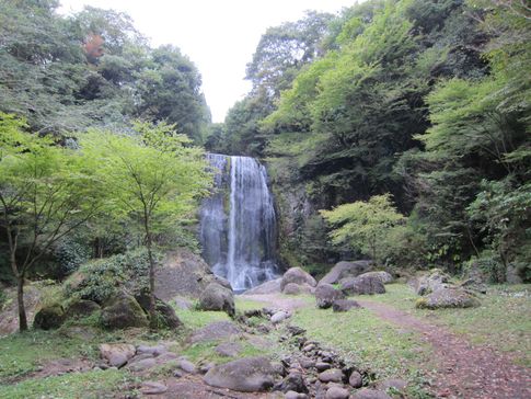 スノピ ランドロックで秋の『遊水狭』キャンプ　カッパ滝目指して散策 in 九州熊本阿蘇郡小国町5