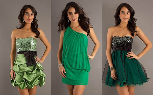 Green Homecoming Dresses