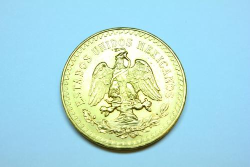 メキシコ50ペソ金貨1