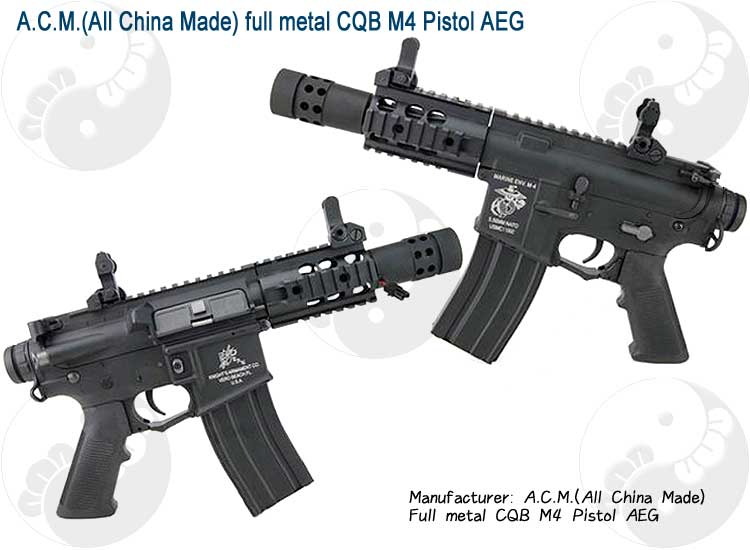 いつまでも少年のままで 中華製 電動ガン - A.C.M. CQB M4 Pistol AEG