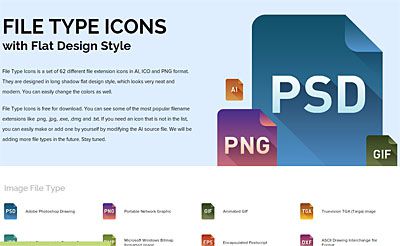 FILE TYPE ICONS