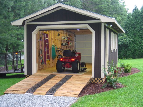 This solar + battery storage shed can charge up your electric tools