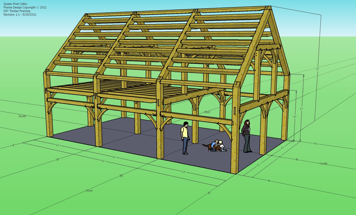 Do It Yourself Timber Frame Plans How to Build DIY ...