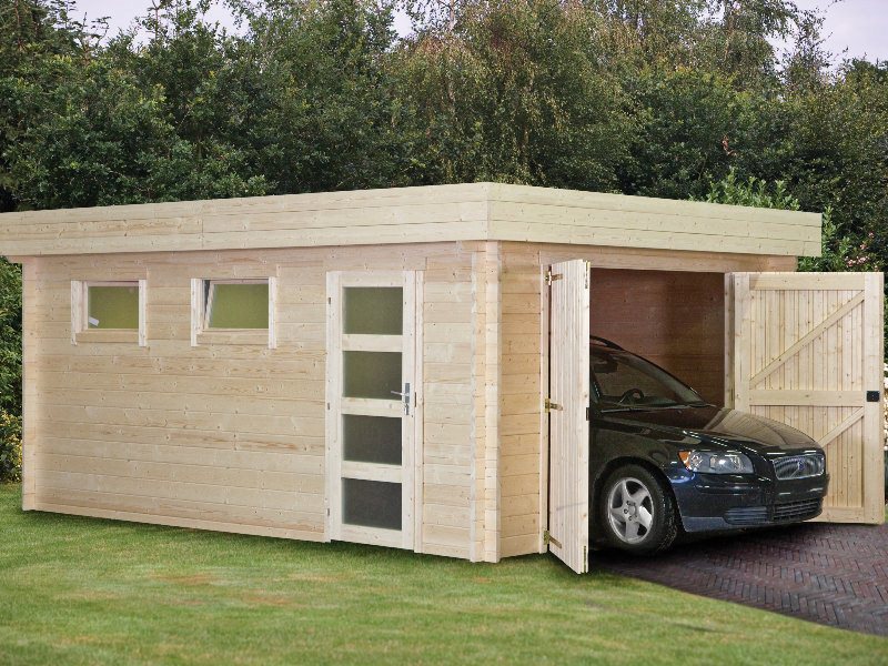 Flat Roof Garage Plans How to Build DIY Blueprints pdf ...
