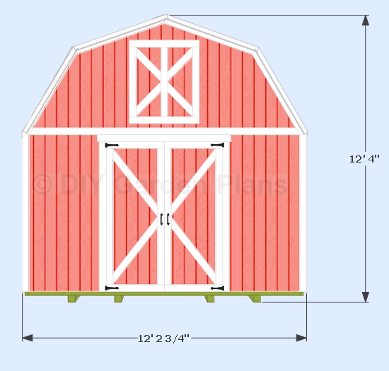 Free Shed Plans 12x10 10 X 12 Storage Shed plans-learn how 