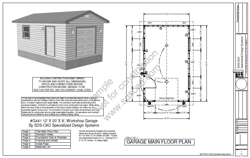12x20 shed floor plans how to build diy blueprints pdf