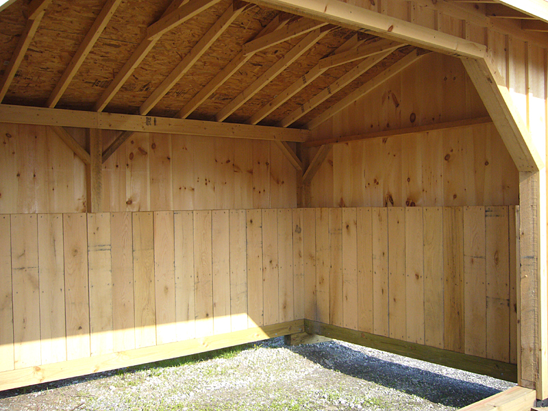 horse run-in shed plans how to build diy blueprints pdf