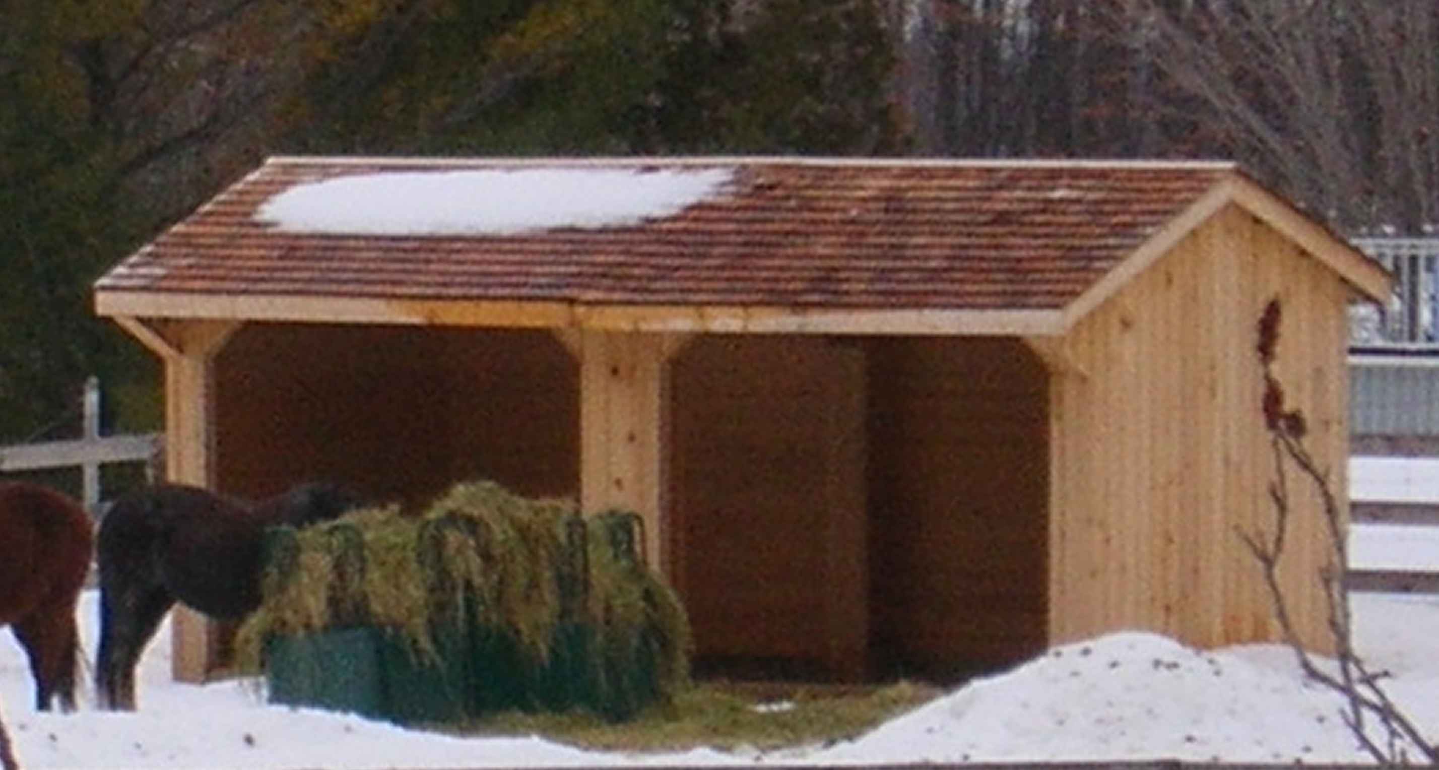 Horse Run-in Shed Plans How to Build DIY Blueprints pdf 