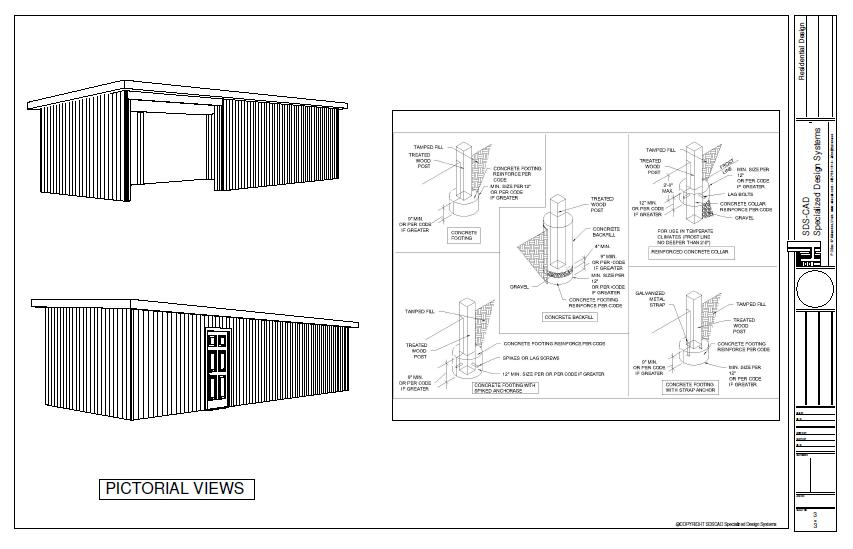 10x10 shed plans - gambrel shed - construct101