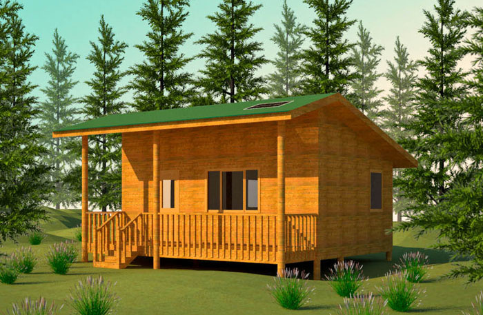 Shed Roof Cabin Plans How to Build DIY Blueprints pdf ...