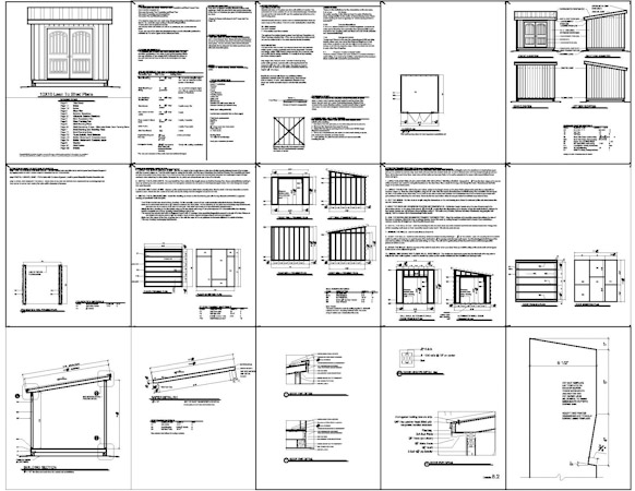 Storage Shed Plans 10x10 Free How to Build DIY Blueprints 