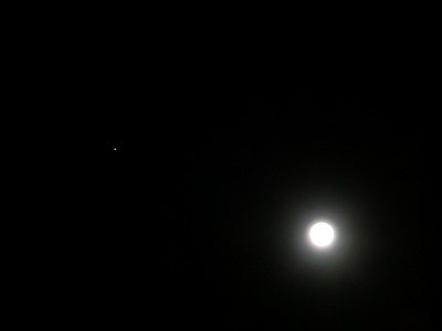 木星と満月1