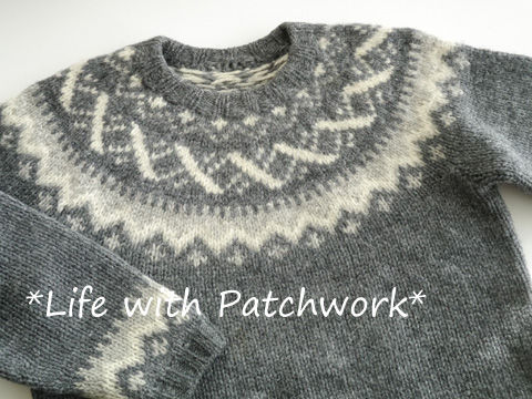 懐かしいセーター - *Life with Patchwork*