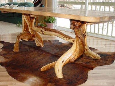 Kitchen Counter Design Rustic Dining Table Handmade ...