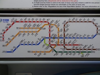 台湾地下鉄路線図