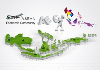 ASEANの地図