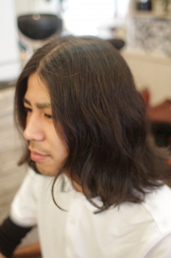 ロングヘアーバッサリ メンズパーマ編 京都の美容室 四条大宮 Mauloa Hair マウロアヘアー Staff Weblog