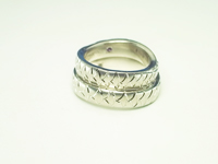 結婚指輪　ヘビ