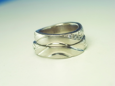結婚指輪　幅広