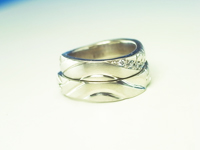 結婚指輪　オーダー　海
