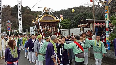 2012年　神奈川県中郡二宮町　川匂神社例大祭