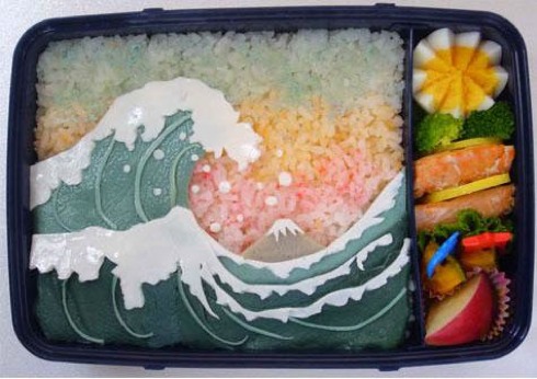 bento box amazing hokusai