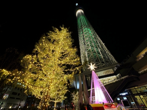 東京スカイツリー　クリスマスイベントスケジュール　2013-2014