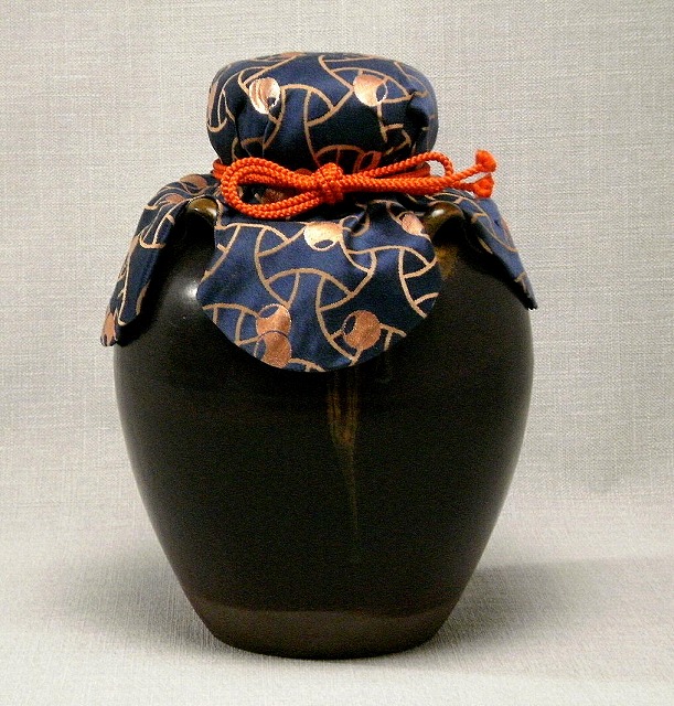 丹波焼飾壺 初代 市野信水 | 茶道具通販 釧路 末広屋の商品写真
