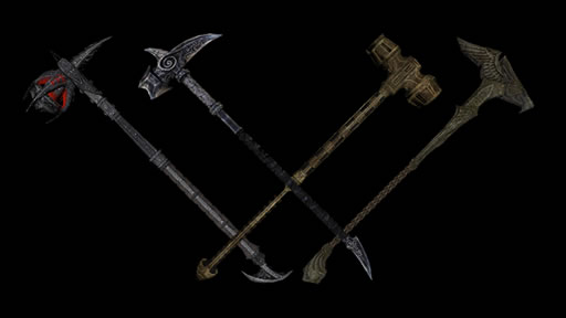 戦鎚 ハンマー 両手武器 スカイリム The Elder Scrolls V Skyrim 攻略情報 エルダースクロールズ ファンサイト